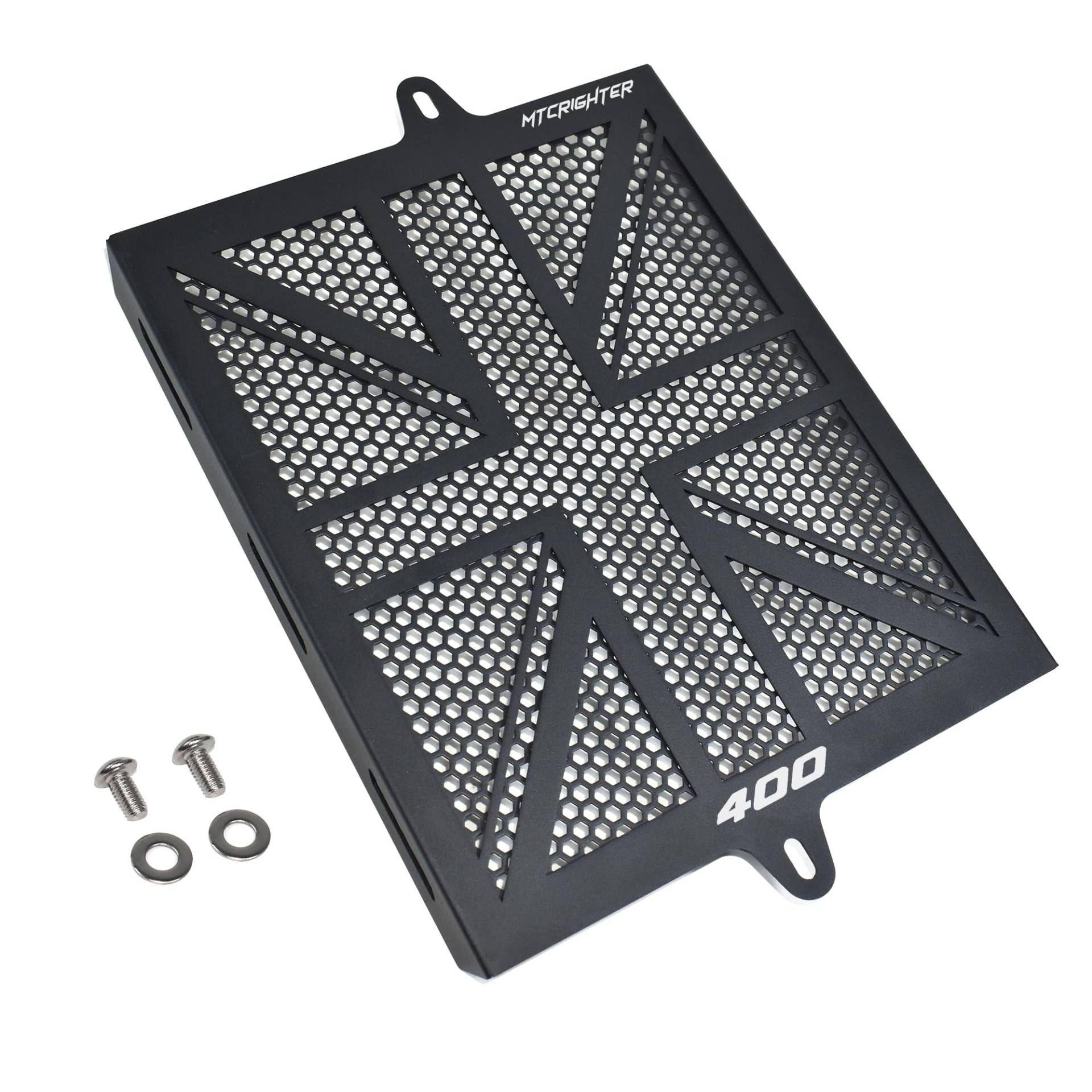 MTCRIGHTER Verdickter Kühlergrillschutz Kotflügel Kompatibel mit Triumph Speed 400 2024 2025, Aluminiumlegierung hergestellt MTCRIGHTER Verdickter Kühlergrillschutz Kotflügel Kompatibel mit Triumph Speed 400 2024 2025, Aluminiumlegierung hergestellt von MTCRIGHTER