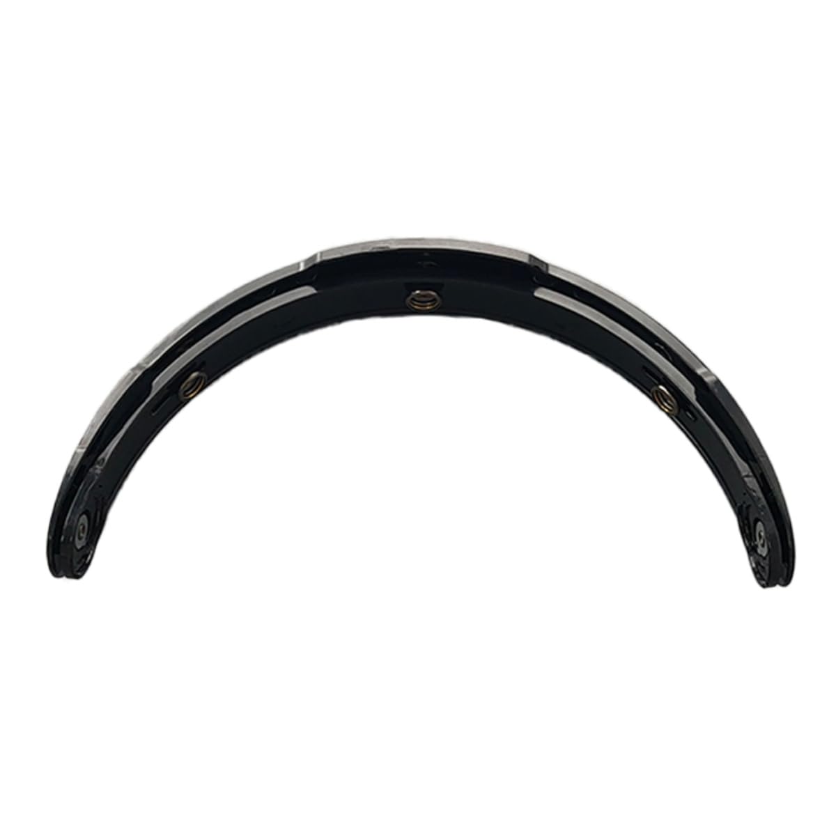 MTDVZR Helmvisier für 3-Snap-Button Helemt Bubble Visor, UV-Schutz kratzfest winddicht Helm-Gesichtsschutz kompatibel mit Open Face 3/4 Face Helm (Tiefschwarz Klapphalterung) von MTDVZR