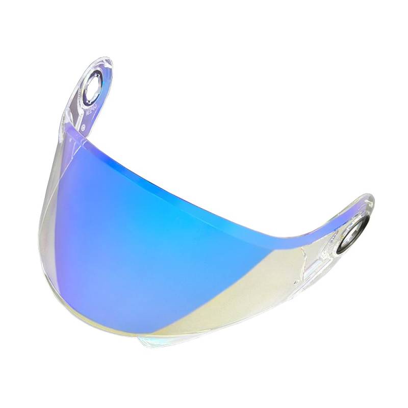MTDVZR Helmvisier für FF370, UV-Schutz kratzfest winddicht Helm-Gesichtsschutz kompatibel mit FF370,FF394,FF325，EASY (Aurora Blau-Tag&Nacht nutzbar) von MTDVZR