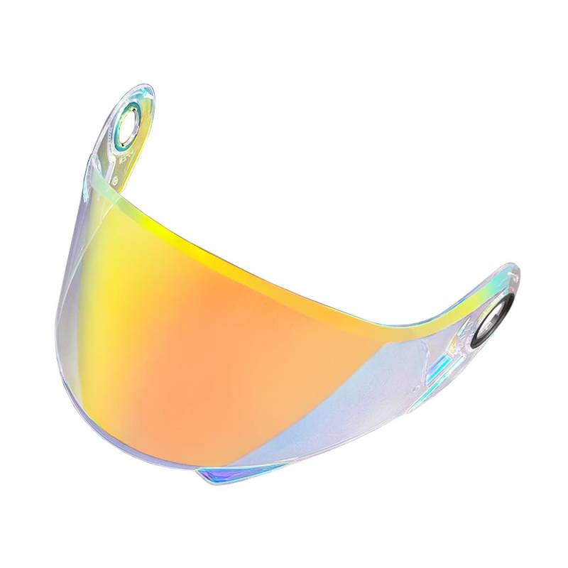 MTDVZR Helmvisier für FF370, UV-Schutz kratzfest winddicht Helm-Gesichtsschutz kompatibel mit FF370,FF394,FF325，EASY (Aurora Rot-Tag&Nacht nutzbar) von MTDVZR