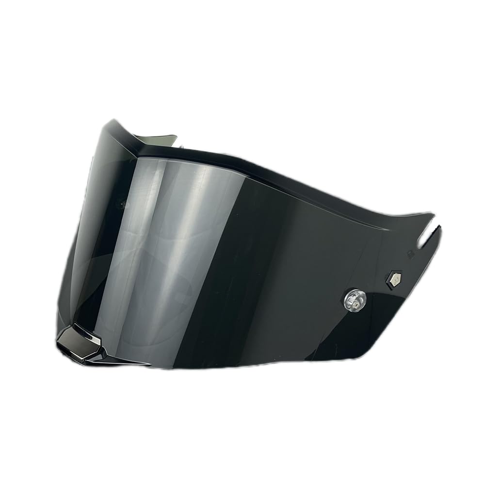 MTDVZR Helmvisier für FF805, UV-Schutz kratzfest winddicht Helm-Gesichtsschutz kompatibel mit FF805,Thunder (Tiefschwarz-Nur für Taggebrauch) von MTDVZR