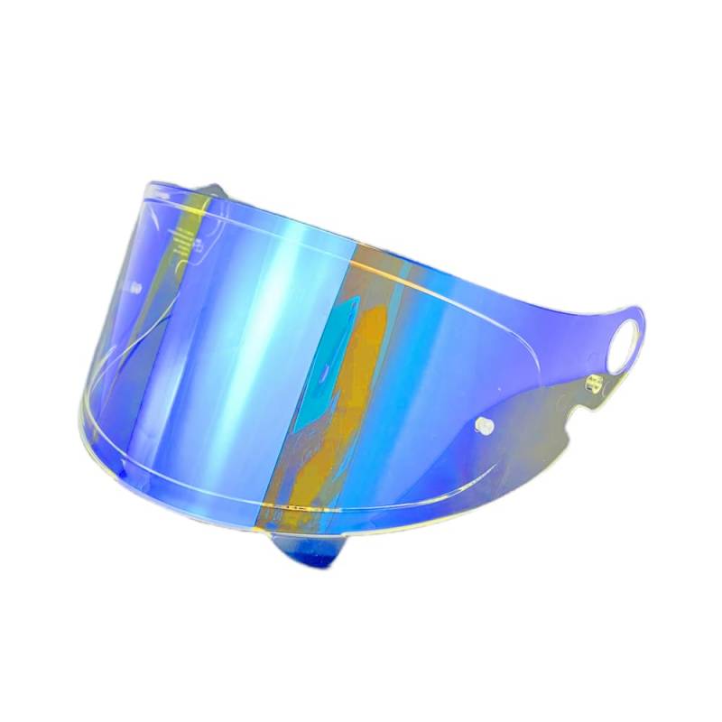MTDVZR Helmvisier für Glamster, CPB-1V UV-Schutz kratzfest winddicht Helm-Gesichtsschutz kompatibel mit Glamster,CPB-1V (Aurora Blau-Tag&Nacht nutzbar) von MTDVZR