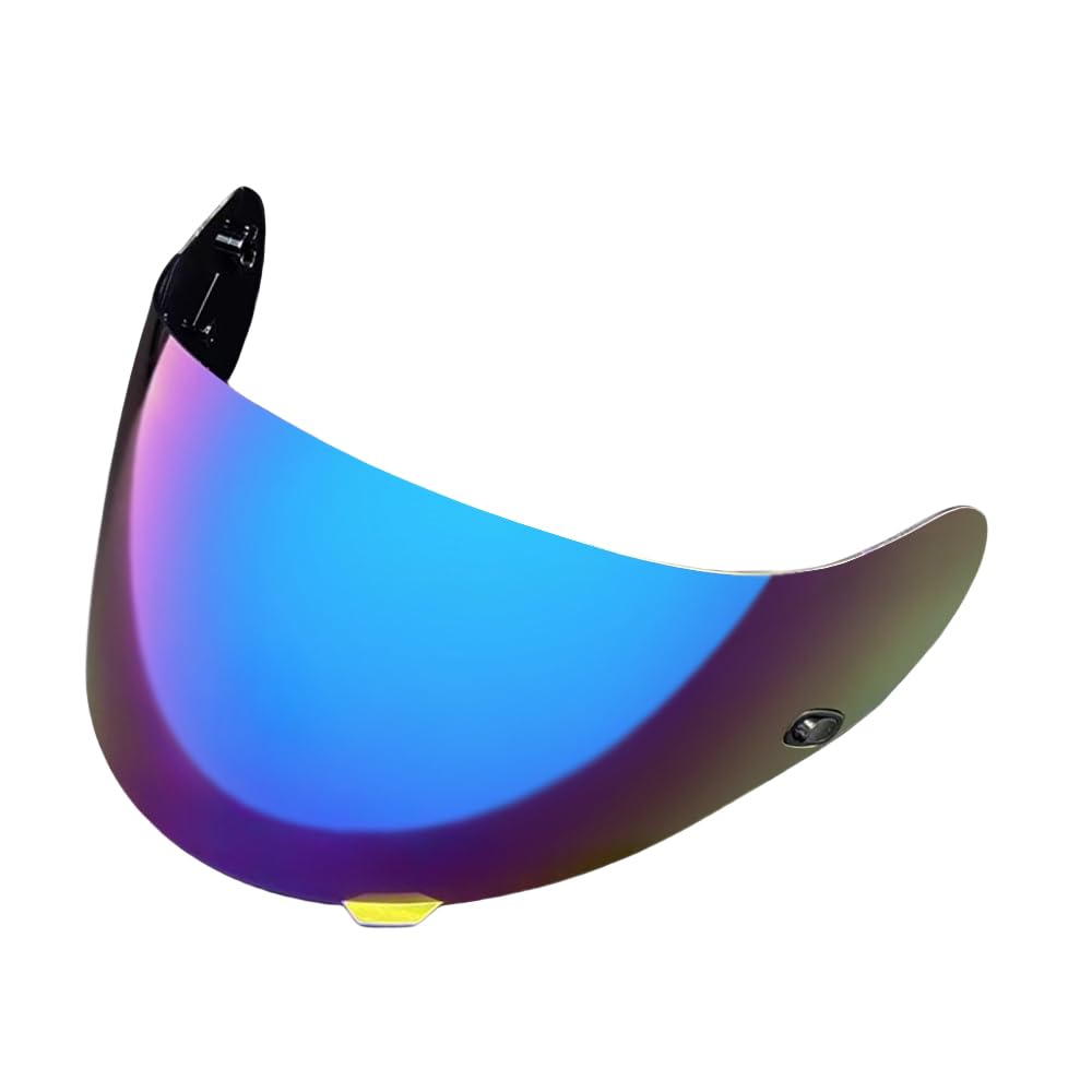 MTDVZR Helmvisier für HJ09,UV-Schutz kratzfest winddicht Helm-Gesichtsschutz für CL-15,CL-16,CL-SP,CL-17,CS-15,CS-R1,CS-R2,CS-R3,FS-10,FS-11,FS-15,FG-15,IS-16,TR1 (Regenbogen-Nur für Taggebrauch) von MTDVZR