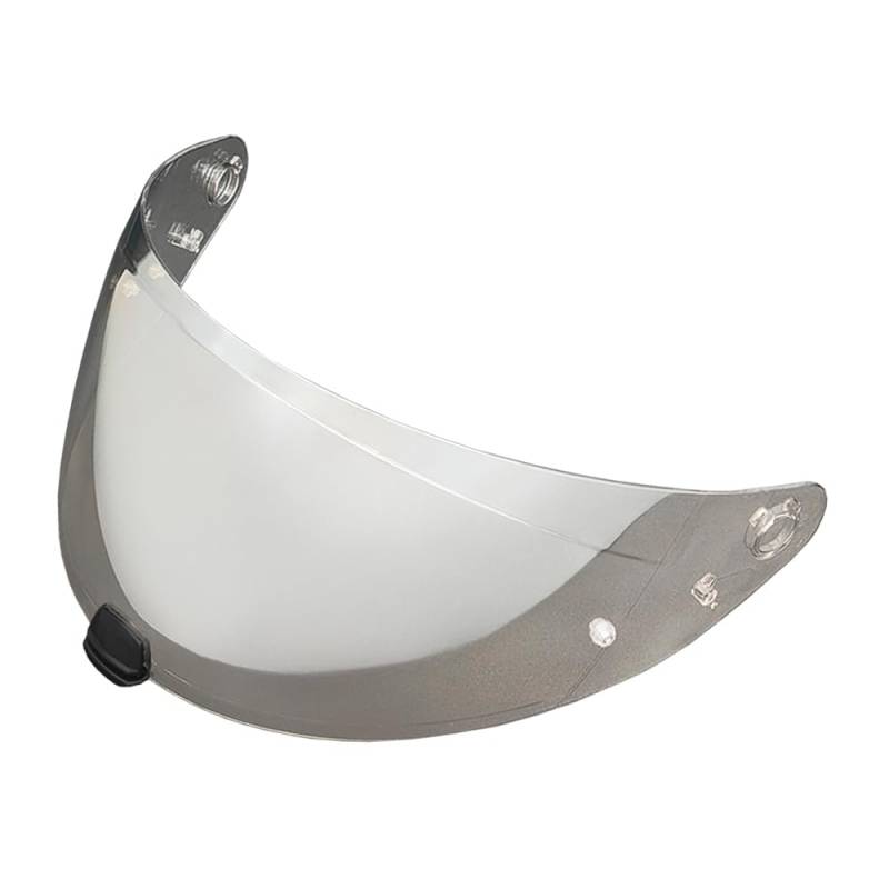 MTDVZR Helmvisier für HJ31, UV-Schutz kratzfest winddicht Helm-Gesichtsschutz kompatibel mit HJC i70,i10 (Aurora Silber-Tag&Nacht nutzbar) von MTDVZR