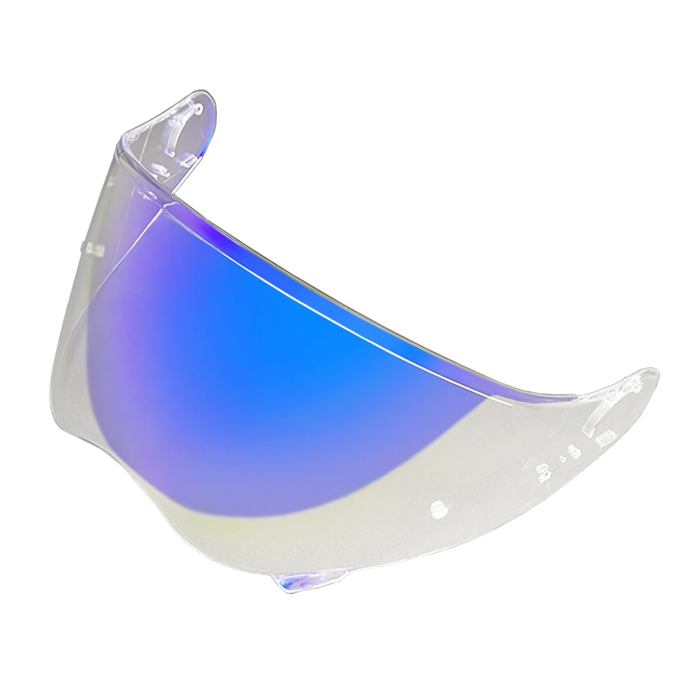MTDVZR Helmvisier für Hornet X2, UV-Schutz kratzfest winddicht Helm-Gesichtsschutz kompatibel mit Hornet X2,Hornet ADV (Aurora Blau-Tag&Nacht nutzbar) von MTDVZR