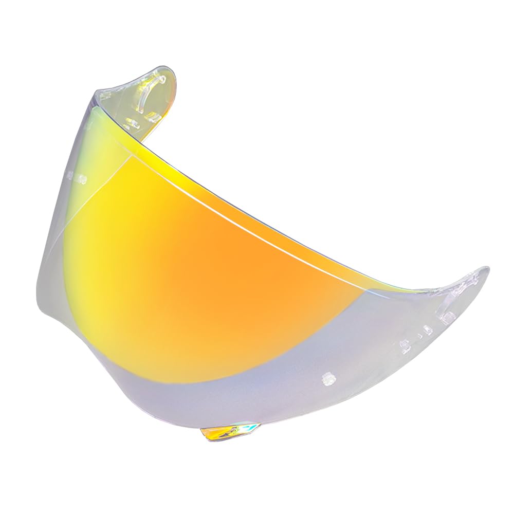 MTDVZR Helmvisier für Hornet X2, UV-Schutz kratzfest winddicht Helm-Gesichtsschutz kompatibel mit Hornet X2,Hornet ADV (Aurora Rot-Tag&Nacht nutzbar) von MTDVZR