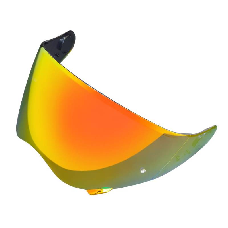 MTDVZR Helmvisier für Hornet X2, UV-Schutz kratzfest winddicht Helm-Gesichtsschutz kompatibel mit Hornet X2,Hornet ADV (Tiefes Goldrot-Nur für Taggebrauch) von MTDVZR