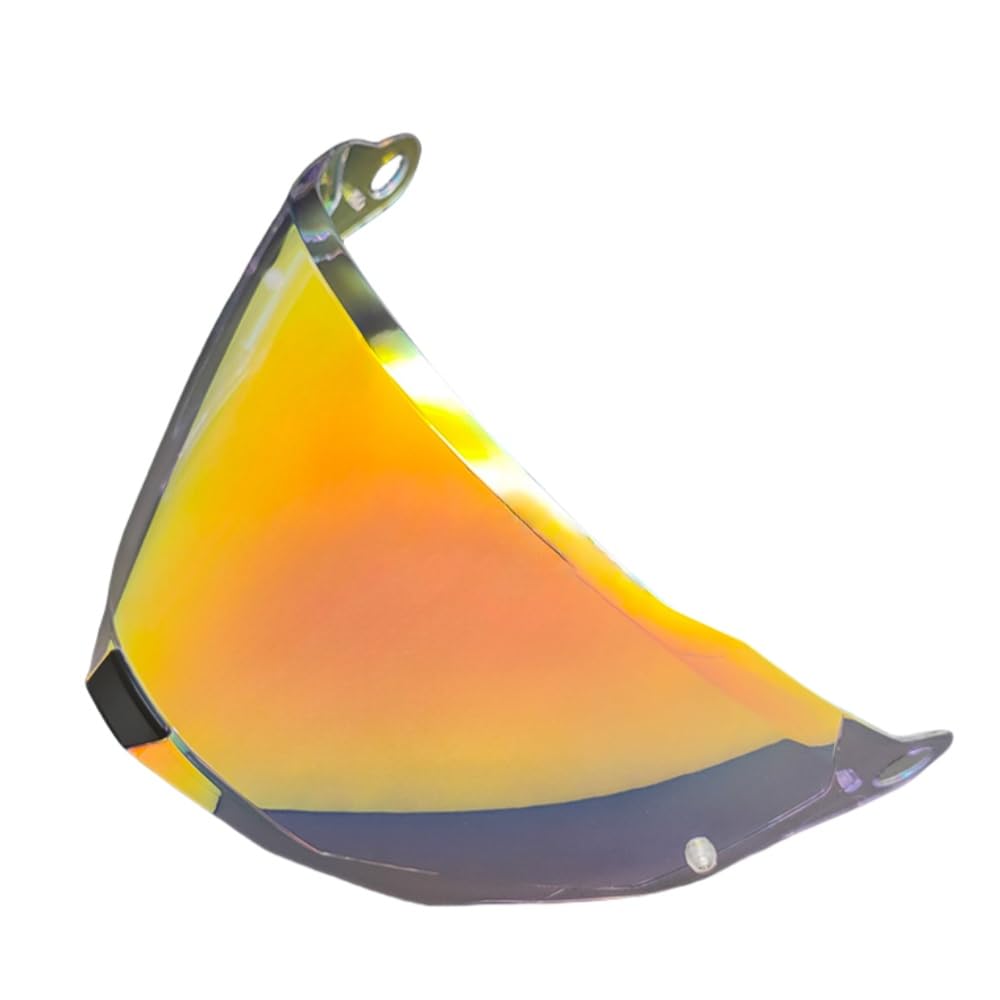 MTDVZR Helmvisier für MX701, UV-Schutz kratzfest winddicht Helm-Gesichtsschutz kompatibel mit Explorer,Explorer Carbon,MX701 (Aurora Rot-Tag&Nacht nutzbar) von MTDVZR