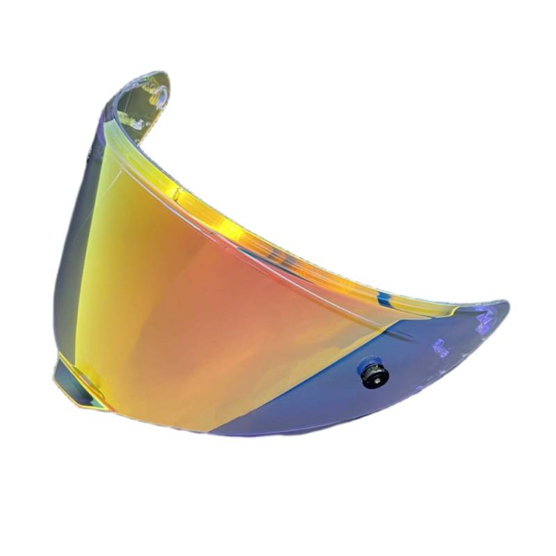 MTDVZR Helmvisier für R50S, UV-Schutz kratzfest winddicht Helm-Gesichtsschutz kompatibel mit R50S,R50S Pro,R90 GP (Aurora Rot-Tag&Nacht nutzbar) von MTDVZR