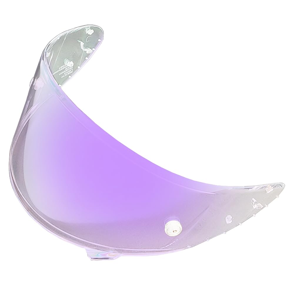 MTDVZR Helmvisier für RF-1200, CWR-F UV-Schutz kratzfest winddicht Helm-Gesichtsschutz kompatibel mit X14,Z7,NXR,RF-1200,RF-SR,X-Spirit,RYD (Aurora Lila-Tag&Nacht nutzbar) von MTDVZR