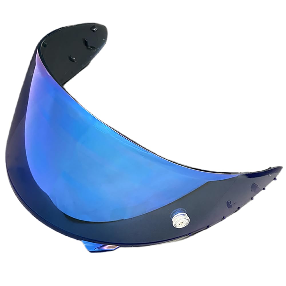 MTDVZR Helmvisier für RF-1200, CWR-F UV-Schutz kratzfest winddicht Helm-Gesichtsschutz kompatibel mit X14,Z7,NXR,RF-1200,RF-SR,X-Spirit,RYD (blau-Nur für Taggebrauch) von MTDVZR