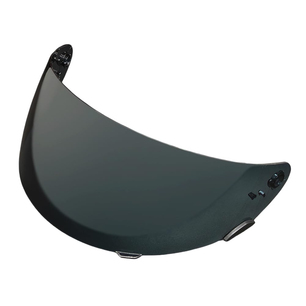MTDVZR Helmvisier für RS-1, UV-Schutz kratzfest winddicht Helm-Gesichtsschutz kompatibel mit Qualifier DLX,Vortex,Revolver,RS-1,RS-2 (Tiefschwarz-Nur für Taggebrauch) von MTDVZR