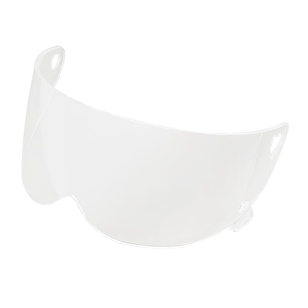 MTDVZR Helmvisier für TT02, UV-Schutz kratzfest winddicht Helm-Gesichtsschutz kompatibel mit TT02 F,TT02 CF,TT04,TTRT,MJETD (Transparent-Tag&Nacht nutzbar) von MTDVZR