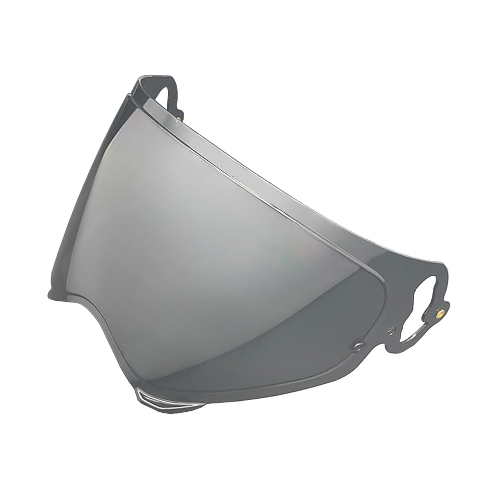 MTDVZR Helmvisier für TourCross 5, UV-Schutz kratzfest winddicht Helm-Gesichtsschutz kompatibel mit TourCross 5 (Hellschwarz-Tag&Nacht nutzbar) von MTDVZR