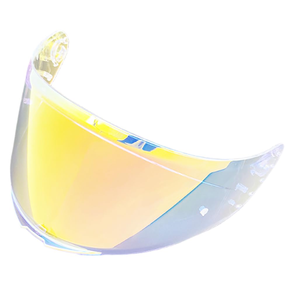 MTDVZR Helmvisier für V14, UV-Schutz kratzfest winddicht Helm-Gesichtsschutz kompatibel mit Aevenge 1/2,Blade 1/2,Targo,Targo pro,Rapide (Aurora Rot-Tag&Nacht nutzbar) von MTDVZR
