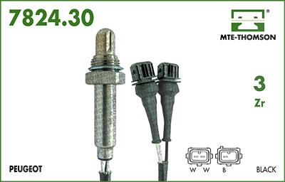 Mte-thomson Lambdasonde [Hersteller-Nr. 7824.30.057] für Fiat, Peugeot von MTE-THOMSON
