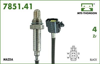 Mte-thomson Lambdasonde [Hersteller-Nr. 7851.41.025] für Mazda von MTE-THOMSON