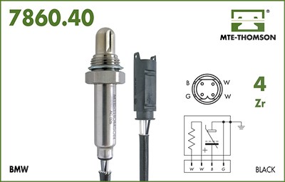 Mte-thomson Lambdasonde [Hersteller-Nr. 7860.40.080] für BMW von MTE-THOMSON