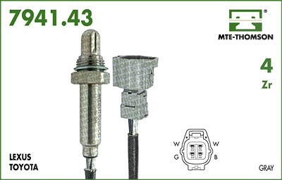 Mte-thomson Lambdasonde [Hersteller-Nr. 7941.43.080] für Lexus von MTE-THOMSON