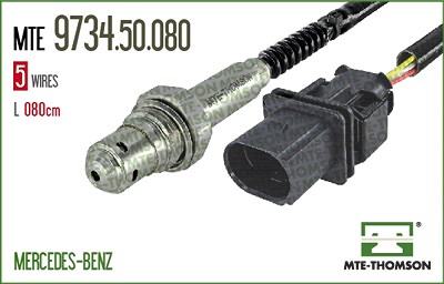 Mte-thomson Lambdasonde [Hersteller-Nr. 9734.50.080] für BMW, Chrysler, Jeep, Mercedes-Benz von MTE-THOMSON