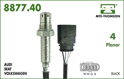 Mte-thomson Lambdasonde [Hersteller-Nr. 8877.40.120] für Audi von MTE-THOMSON