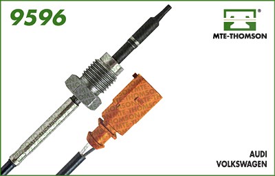 Mte-thomson Sensor, Abgastemperatur [Hersteller-Nr. 9596] für Audi, VW von MTE-THOMSON