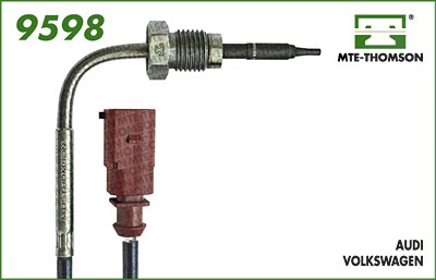Mte-thomson Sensor, Abgastemperatur [Hersteller-Nr. 9598] für Audi, VW von MTE-THOMSON
