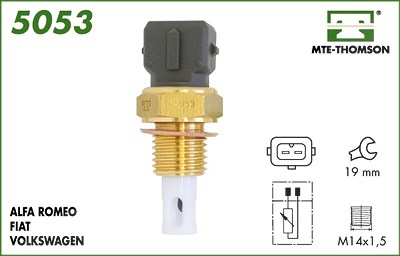 Mte-thomson Sensor, Kühlmitteltemperatur [Hersteller-Nr. 5053] von MTE-THOMSON