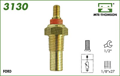 Mte-thomson Sensor, Kühlmitteltemperatur [Hersteller-Nr. 3130] für Ford von MTE-THOMSON