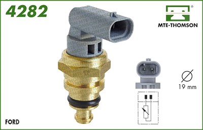 Mte-thomson Sensor, Kühlmitteltemperatur [Hersteller-Nr. 4282] für Ford von MTE-THOMSON