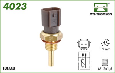 Mte-thomson Sensor, Kühlmitteltemperatur [Hersteller-Nr. 4023] für Subaru von MTE-THOMSON