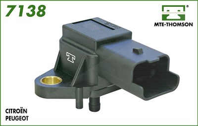 Mte-thomson Sensor, Saugrohrdruck [Hersteller-Nr. 7138] für Citroën, Fiat, Lancia, Peugeot, Suzuki von MTE-THOMSON