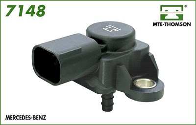 Mte-thomson Sensor, Saugrohrdruck [Hersteller-Nr. 7148] für Chrysler, Dodge, Jeep, Maybach, Mercedes-Benz, VW von MTE-THOMSON