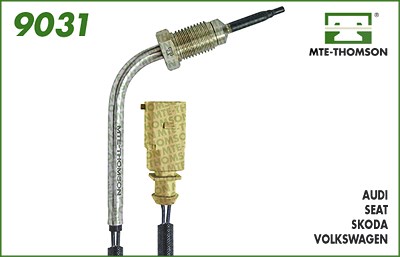Mte-thomson Sensor, Abgastemperatur [Hersteller-Nr. 9031] für Audi, Seat von MTE-THOMSON
