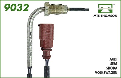 Mte-thomson Sensor, Abgastemperatur [Hersteller-Nr. 9032] für Audi, VW von MTE-THOMSON