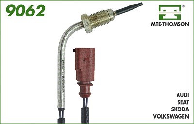 Mte-thomson Sensor, Abgastemperatur [Hersteller-Nr. 9062] für Audi, Seat, Skoda, VW von MTE-THOMSON