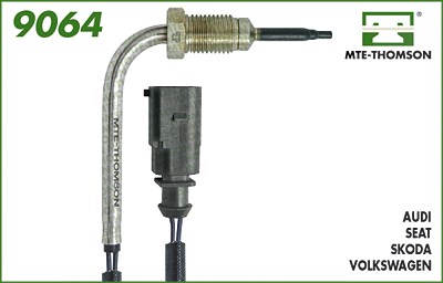 Mte-thomson Sensor, Abgastemperatur [Hersteller-Nr. 9064] für Audi, Seat, Skoda, VW von MTE-THOMSON