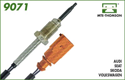 Mte-thomson Sensor, Abgastemperatur [Hersteller-Nr. 9071] für Audi, Seat, Skoda, VW von MTE-THOMSON
