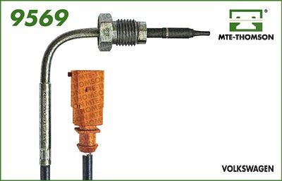 Mte-thomson Sensor, Abgastemperatur [Hersteller-Nr. 9569] für VW von MTE-THOMSON