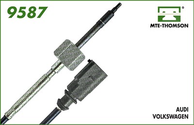 Mte-thomson Sensor, Abgastemperatur [Hersteller-Nr. 9587] für Audi, VW von MTE-THOMSON