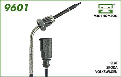 Mte-thomson Sensor, Abgastemperatur [Hersteller-Nr. 9601] für Seat, Skoda, VW von MTE-THOMSON