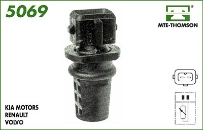 Mte-thomson Sensor, Ansauglufttemperatur [Hersteller-Nr. 5069] für Chevrolet von MTE-THOMSON