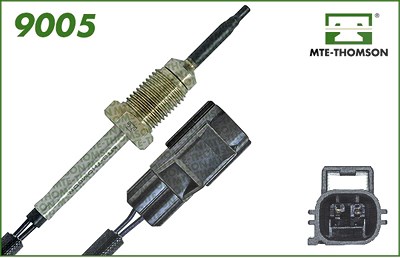Mte-thomson Sensor Abgastemperatur [Hersteller-Nr. 96144] für Citroën, Ford, Ford Usa, Peugeot, Volvo von MTE-THOMSON