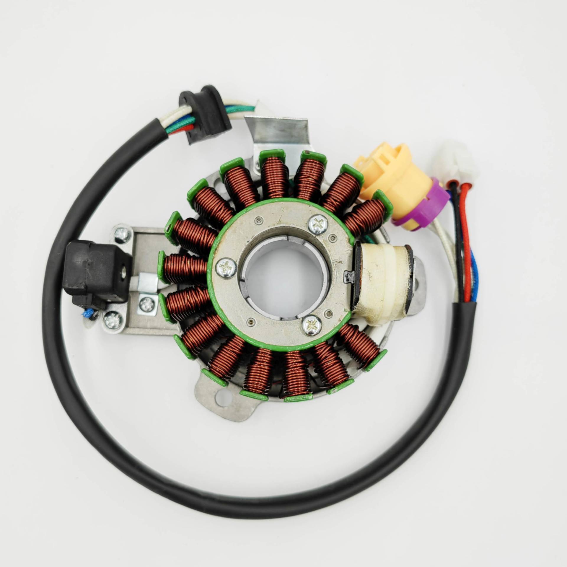 12 V 16 Poles Motormagneto -Spulen -Stator JS250 kompatibel mit 250ccm ATV250 5 ATV -Modellen von MTGUIWF