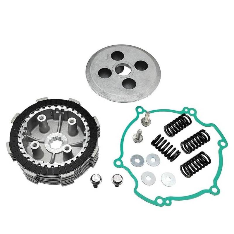 Clutch -Reibendruckplatten und Dichtungskit passt an KX80 KX85 KX100 KX112 Modelle 1998 bis 2022 kompatibel mit ausgewählten Dirt Bike -Modellen von MTGUIWF