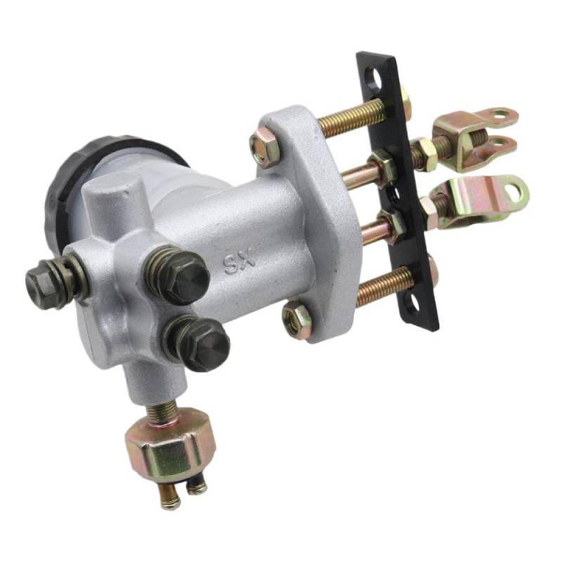 Hydraulikbremspumpe Masterzylinder Kompatibel mit ATV Quad Utv Dune Buggy Go Kart kompatibel mit Heck -Parkscheibenbremssystem Ein Drag drei Fuß -Setup von MTGUIWF