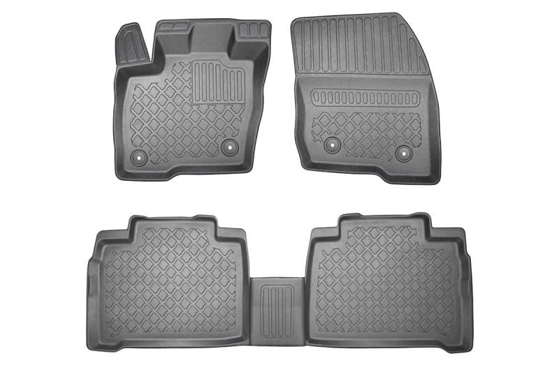 MDM Fußmatten aus Thermoplast für Ford S-Max 7 Sitze 09.2015> Passform mit hohem Rand, cod. 3P 10617 von MTM