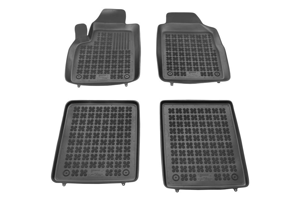 MDM Gummimatten für FIAT Panda II (169) 2003>2012 Passform, Fussmatten mit hohem Rand 5 cm, cod. 3D 5362 von MTM