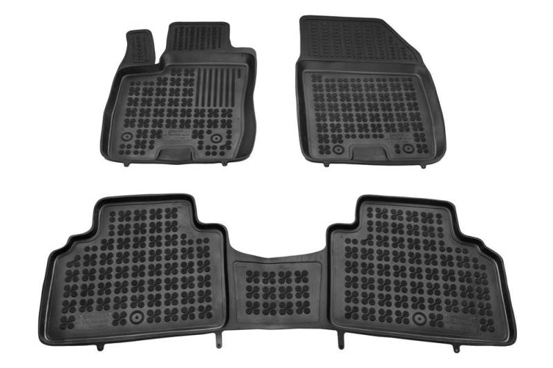 MDM Gummimatten für Ford Courier Tourneo 2014>09.2023 Passform, Fussmatten mit hohem Rand 5 cm, cod. 3D 5406 von MTM
