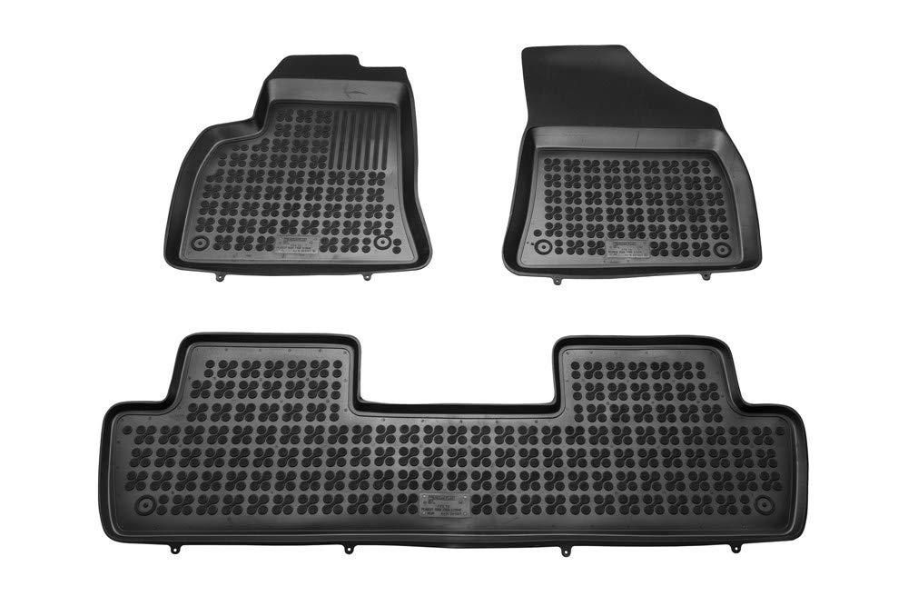 MDM Gummimatten für Peugeot 5008 I 5 Sitze 05.2009>06.2017 Passform, Fussmatten mit hohem Rand 5 cm, cod. 3D 5614 von MTM
